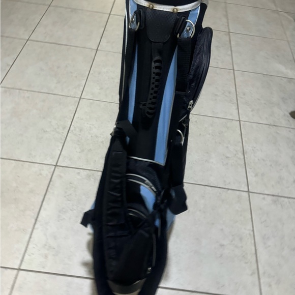 Ram Golf Stand Bag with club dividers and shoulder strap .in navy blue - Picture 2 of 4
